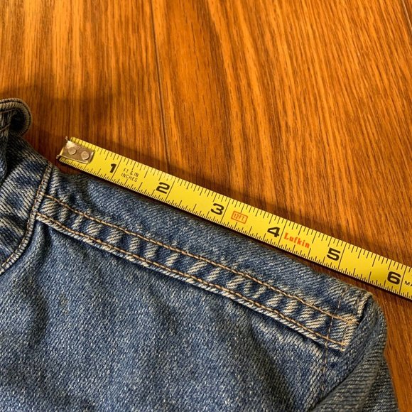Kids Size 8 Vintage Rainforest Cafe Las Vegas Embroidered Jean Denim Jacket - Picture 8 of 10